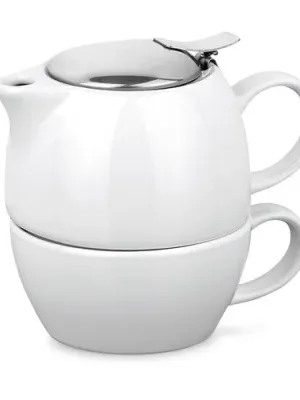 COLE. Set de té – Blanc
