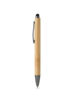 HOMERO. Set composé d'un bloc-notes A5 à couverture rigide et d'un stylo à bille en bambou