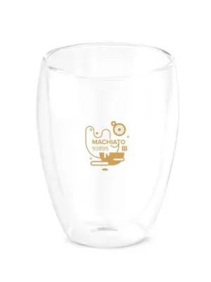MACHIATO DUO. Set of 2 borosilicate glass cups