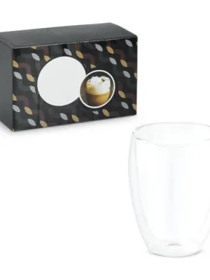MACHIATO DUO. Set of 2 borosilicate glass cups