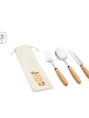 BOULUD. Juego de 3 piezas en madera de acacia