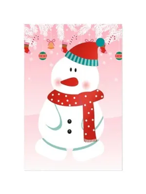 GLIMN. Set de six feuilles avec figurines de Noël et 3 feuilles d'autocollants