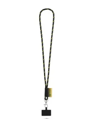 STAFFORD. SET Lanyard NAUTIC Long (Ø 7 mm) with Hook Trigger Snap 9 mm and smartphone holder – Noir