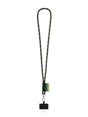 STAFFORD. SET Lanyard NAUTIC Long (Ø 7 mm) with Hook Trigger Snap 9 mm and smartphone holder – Noir