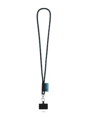 STAFFORD. SET Lanyard NAUTIC Long (Ø 7 mm) with Hook Trigger Snap 9 mm and smartphone holder – Noir