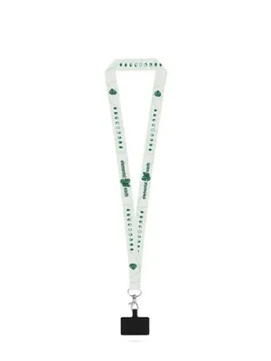 EPSOM. SET Lanière SUBLIMATION Long II (20 mm) en polyester recyclé (100 % rPET) avec mousqueton à gâchette de 20 mm et support