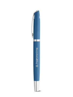RE-LANDO-SET. Set de roller y bolígrafo con cuerpo de aluminio reciclado (100% rAL)