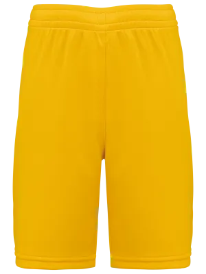 Kids basketball shorts – Sporty Yellow