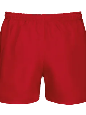 Unisex rugby shorts – Sporty Red