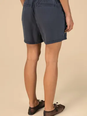 Eco-friendly Women's Washed Effect Lyocell Shorts