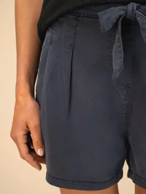 Eco-friendly Women's Washed Effect Lyocell Shorts