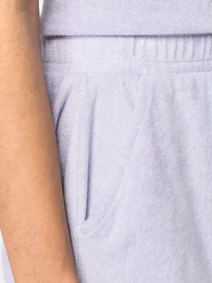 Pantalón corto ecorresponsable de rizo de mujer