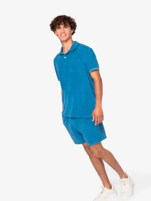 Pantalón corto ecorresponsable de rizo de hombre