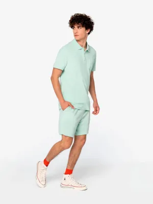 Pantalón corto ecorresponsable de rizo de hombre