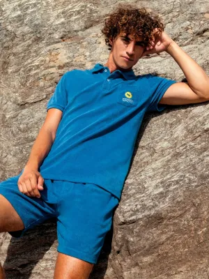 Pantalón corto ecorresponsable de rizo de hombre