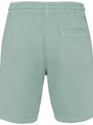 Short écoresponsable French Terry homme – Washed Jade Green