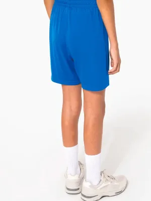 Short multisport en polyester enfant