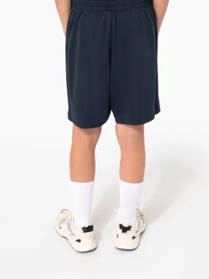 Short multisport en polyester enfant