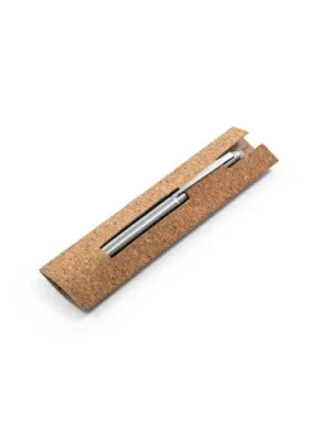 CHRIS. Stylo à bille avec corps en acier inoxydable (53% rSS) avec clip