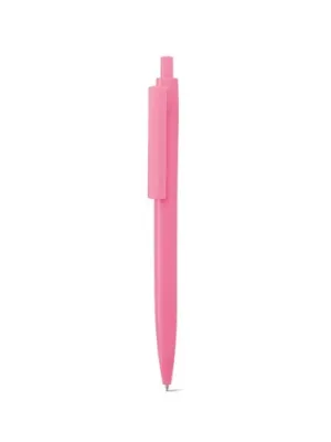 NOLWEN. ABS ballpoint pen with solid glossy finish – Rose clair