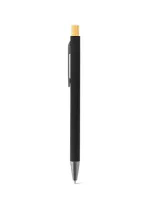 ZYLEN. Ballpoint pen in recycled aluminum (100% rAL), with rubber finish