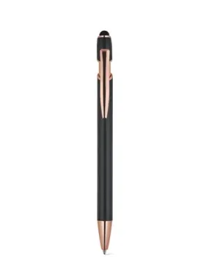 NEIL ROSE. Ballpoint pen made from recycled aluminium (100% rAL), with a matt finish and blue ink