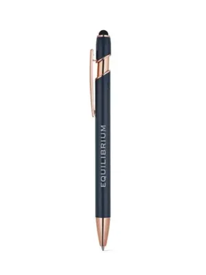 NEIL ROSE. Ballpoint pen made from recycled aluminium (100% rAL), with a matt finish and blue ink