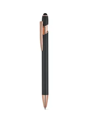 NEIL ROSE. Ballpoint pen made from recycled aluminium (100% rAL), with a matt finish and blue ink – Noir