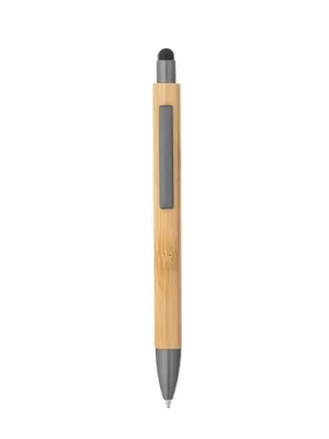 ZOLA. Stylo bille en bambou avec finitions mattes