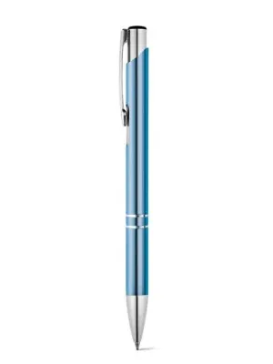 BETA. Stylo en aluminium avec clip – Bleu clair