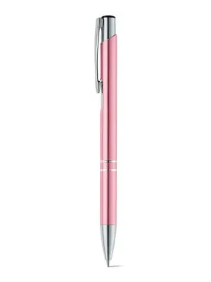 BETA. Stylo en aluminium avec clip – Rose clair