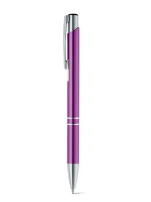 BETA. Stylo en aluminium avec clip – Violet