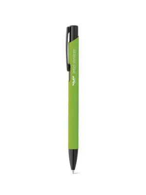 POPPINS. Stylo en aluminium avec finition en caoutchouc