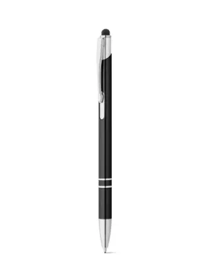 GALBA. Aluminium ball pen with touch tip and clip