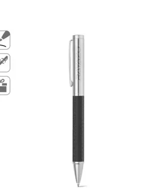 MONTREAL. Metal ball pen with twist mechanism and clip