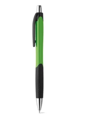 CARIBE. Stylo en plastique avec clip – Vert clair