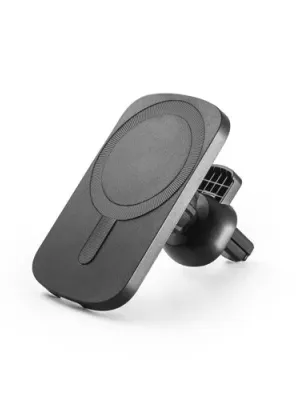 KOCH. Soporte para smartphone para coche con cargador magnético inalámbrico de 15 W en ABS reciclado (100% rABS) – Noir