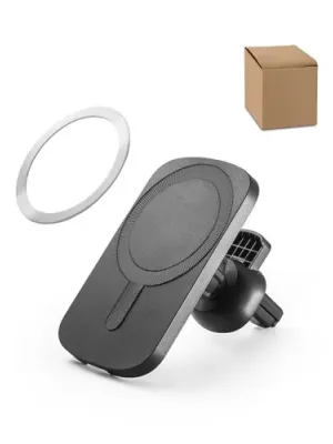 KOCH. Soporte para smartphone para coche con cargador magnético inalámbrico de 15 W en ABS reciclado (100% rABS)