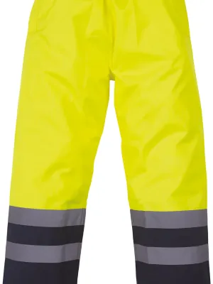 Waterproof hi-vis over-trousers
