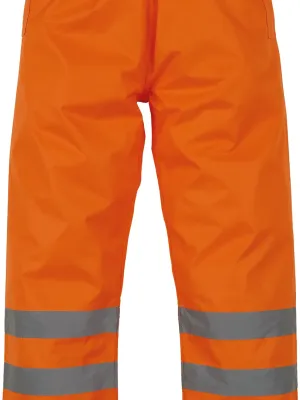 Waterproof hi-vis over-trousers – Hi Vis Orange