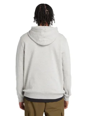 Sudadera con capucha de hombre – Medium Grey Heather / Dark Sapphire