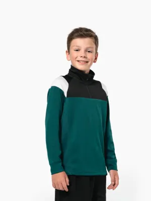 Sweat d'entrainement 1/4 zip enfant