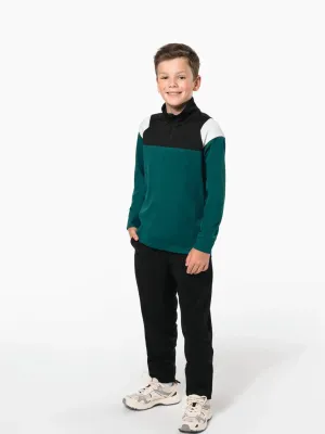Sweat d'entrainement 1/4 zip enfant