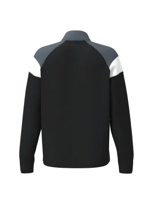 Sweat d'entrainement 1/4 zip unisexe – Black / sporty grey