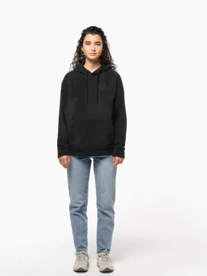 Sudadera con capucha oversize de micropolar reciclada unisex