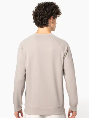 Men's organic cotton crew neck raglan sleeve sweatshirt