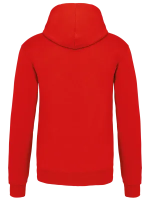Sweat-shirt capuche contrastée homme – RED / WHITE