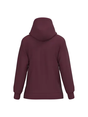 Sudadera con capucha de mujer – Wine