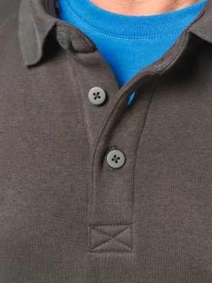 Men's polo neck sweatshirt