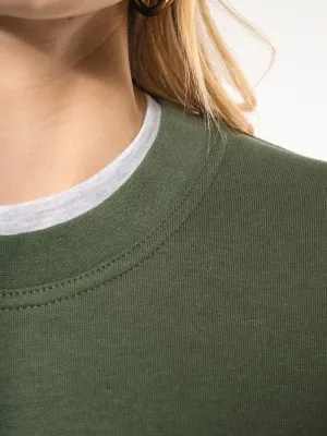Crew neck sweatshirt